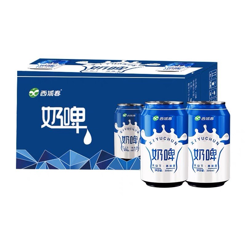 新疆西域春奶啤300ml*12罐装整箱啤酒饮料乳酸菌风味酸牛奶饮品