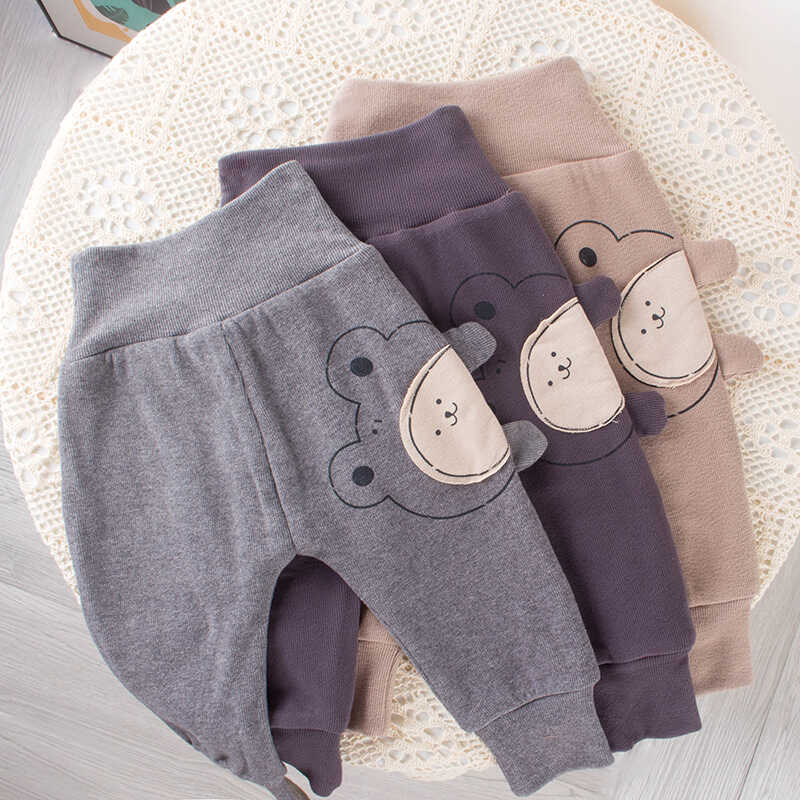 男女宝宝外穿大pp裤双层加绒