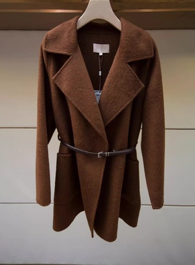 JR 2025年冬季新款 通勤绵羊毛气质保暖羊绒大衣毛呢外套XRJ7D09D