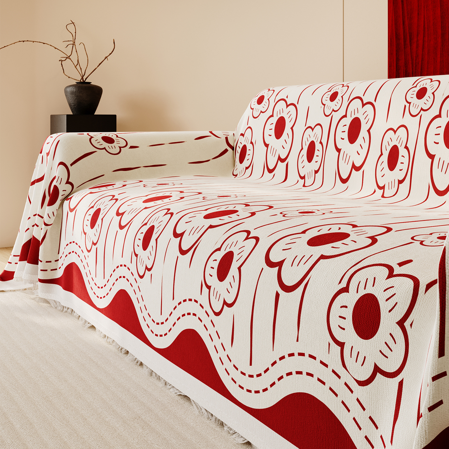 雪尼尔沙发盖布新款简约沙发巾