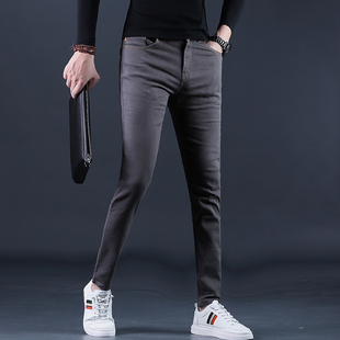 牛仔裤男秋款弹力修身小脚潮流男士休闲长裤潮流青年裤子男25上新