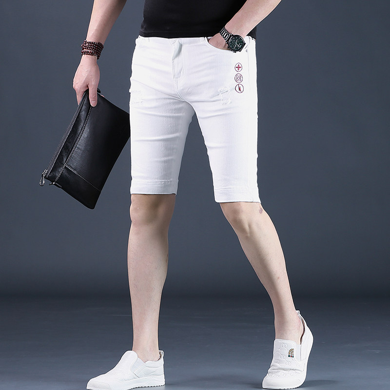 裤男2024夏季新款牛仔短裤男士