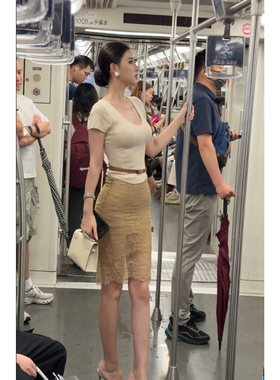御姐纯欲性感修身套装女