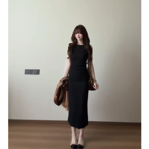 美式辣妹气质收腰连衣裙女