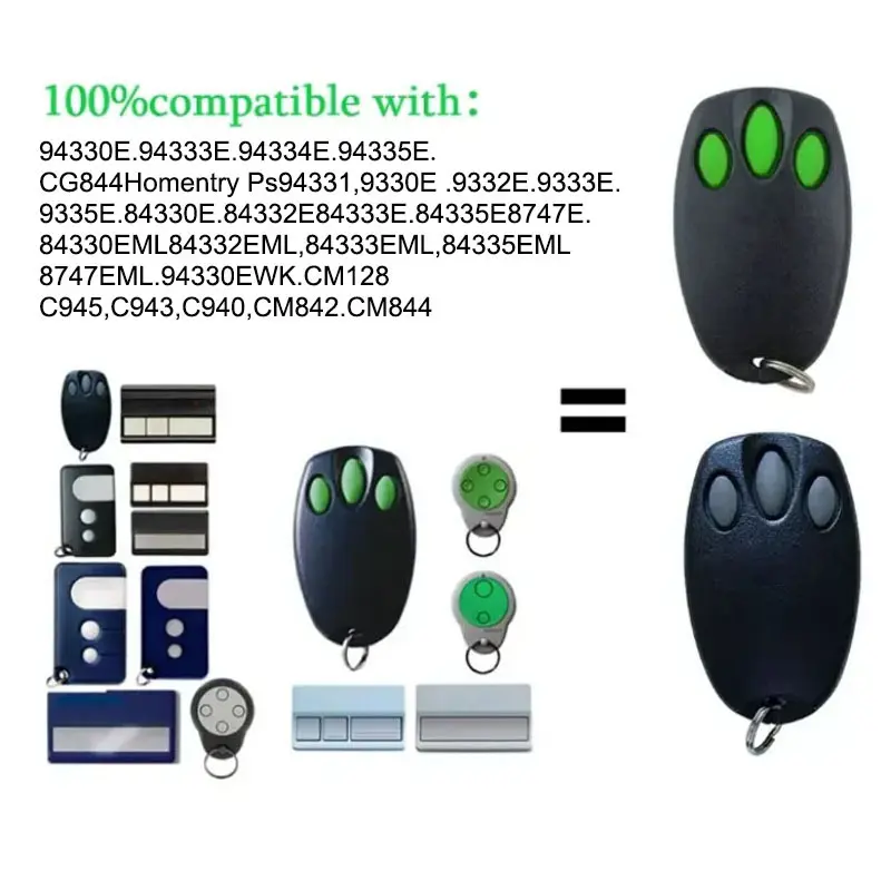 For Merlin+2.0 E945 E945M E950M E943M Garage Remote Contr