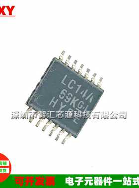 SN74LVC14APW LC14A 六路施密特触发器 TSSOP-14 全新原装进口