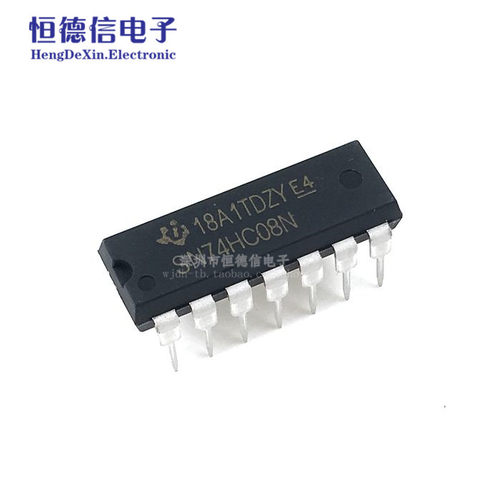 全新国产 74HC08 74HC08N SN74HC08N DIP14 逻辑芯片