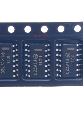 全新原装进口 丝印HC11芯片 逻辑IC MC74HC11DR2 贴片SOP-14