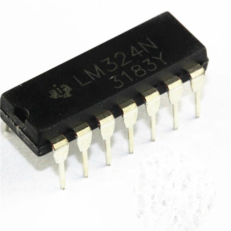 可直拍 LM324 LM324N 四路运算放大器 DIP-14 直插14脚