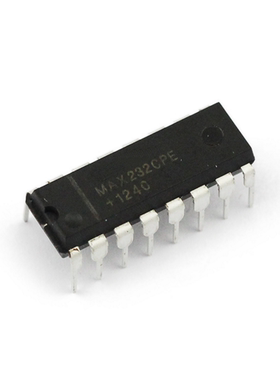 MAX232CPE直插 MAX232CPE+ - 芯片 双收发器 全新原装 DIP-16