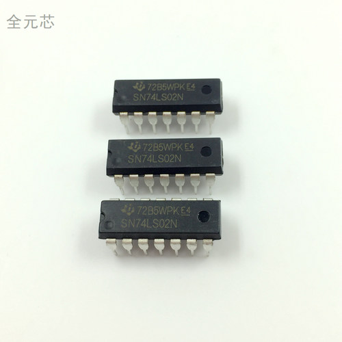 SN74LS02N 逻辑芯片 全新 直插14脚 74LS02 DIP-14 输入正或非门
