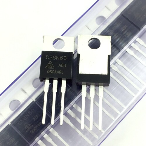 CS8N60 场效应管 CS8N60A8H 直插MOS三极管 TO220 N沟道 600V 8A