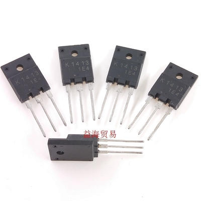 K1413 高速高压开关管 2SK1413 直插TO3P MOS场效应管  2A1500V