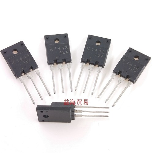 K1413 高速高压开关管 2SK1413 直插TO3P MOS场效应管  2A1500V
