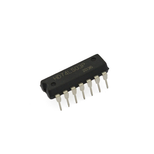 HD74LS03P 直插 74LS03 与非门/带开路集电极 DIP-14