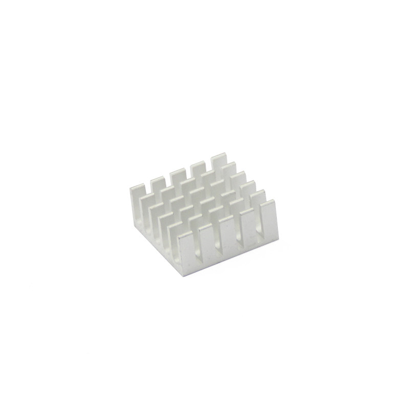全元芯 散热片 22*22*10MM（银色开槽）散热器 路由CPU等用 全新