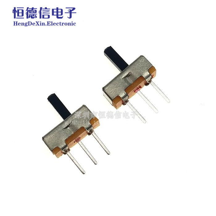 滑动/拨动开关 1P2T 1排2档3脚 SS12D00VG6 柄GT高2-6MM环保