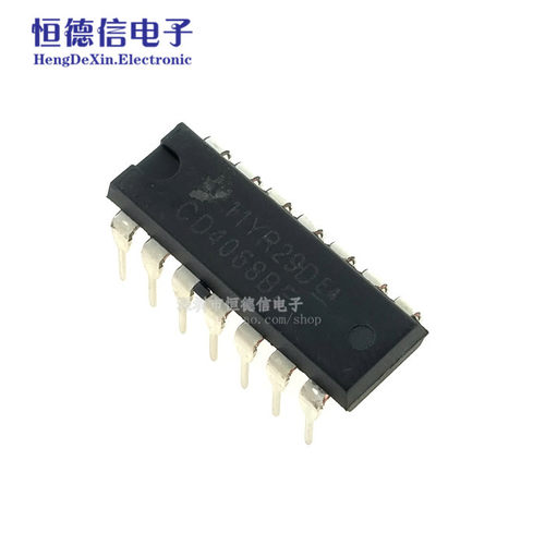 全新原装 CD4068BE DIP-14 直插 栅极/逆变器/逻辑与非门