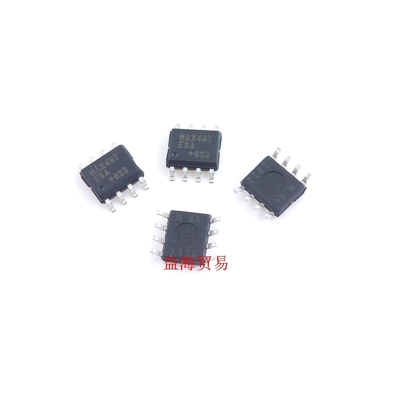 MAX487ESA+ 收发器芯片 全新进口 MAX487 SOP8 贴片RS-422/RS-485