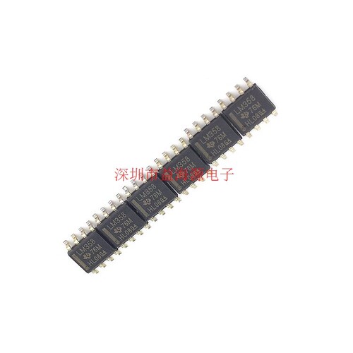 LM358 全新原装进口低电压低功耗运费放大器 LM358DR2G 贴片SOP-8