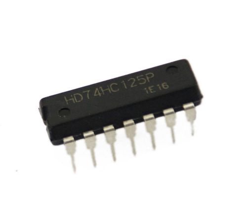 HD74HC125P 直插 74HC125 逻辑电路 - 四总线缓冲器 DIP-14