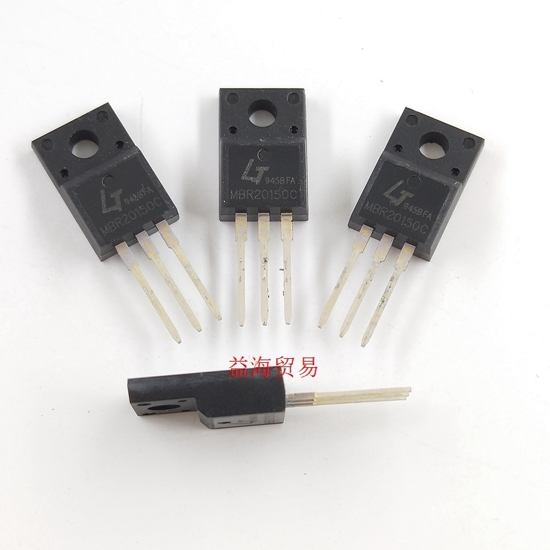 MBR20150C 肖特基二极管 塑封 TO220F 全新原装 MBRF20150CT 150V