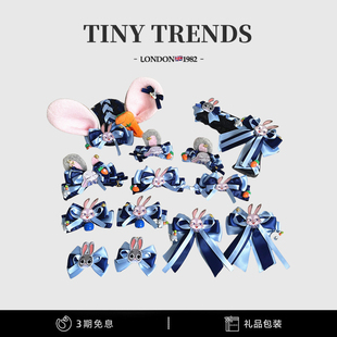 手作兔子警官洛丽塔发饰 朱迪JK手枪礼帽配饰疯狂动物城对夹袜夹