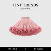 正版 法国女童半身裙2024新款 夏装 女宝宝公主tutu裙儿童网纱蓬蓬裙