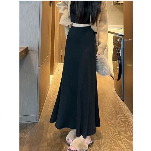 大码女装胖mm空气层鱼尾裙