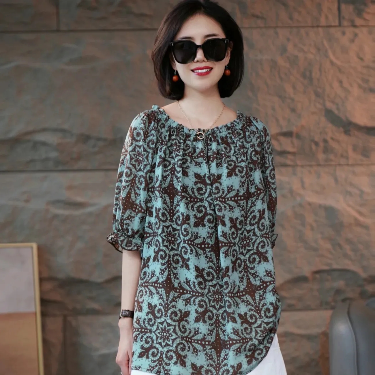 2025夏季新款宽松休闲显瘦上衣