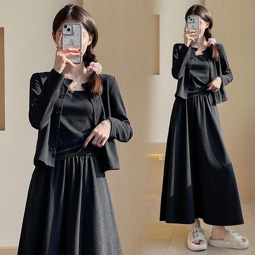 2025秋季新款套装裙高级感三件套