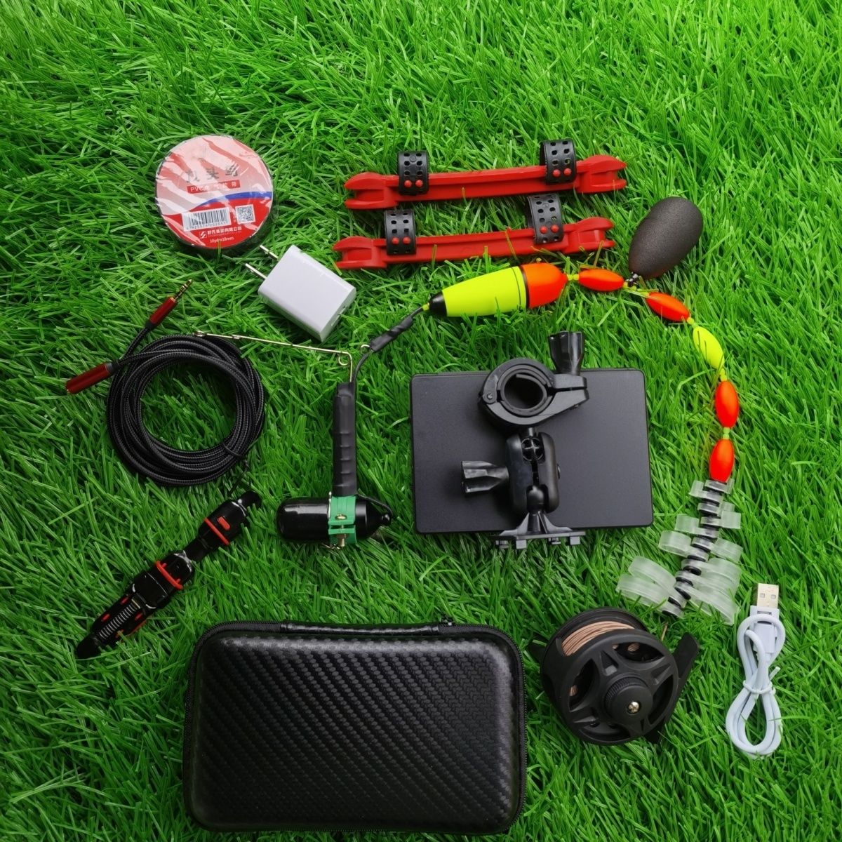 高清红外钓鱼线组手竿海钓鲢鳙可视渔轮装备钓鱼神器全套夜视