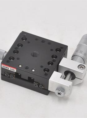 X轴TAM-401S西格玛TAM-401C手动精密交叉导轨微调位移滑台40mm铝
