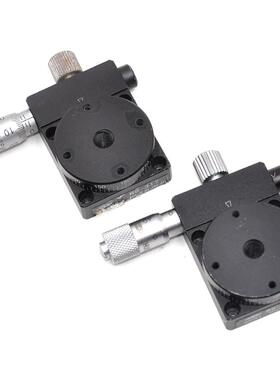 RS-317光学CHUO手动高精密360度角位旋转细长级微调滑台