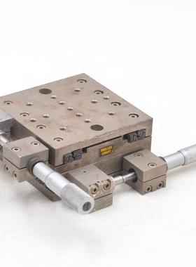 梅莱斯MELLES GRIOT手动XY轴移动微调平台水平位移滑台钢100mm