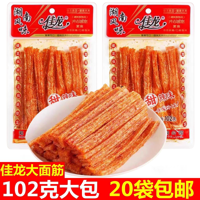 佳龙辣条102g大面筋开心面筋
