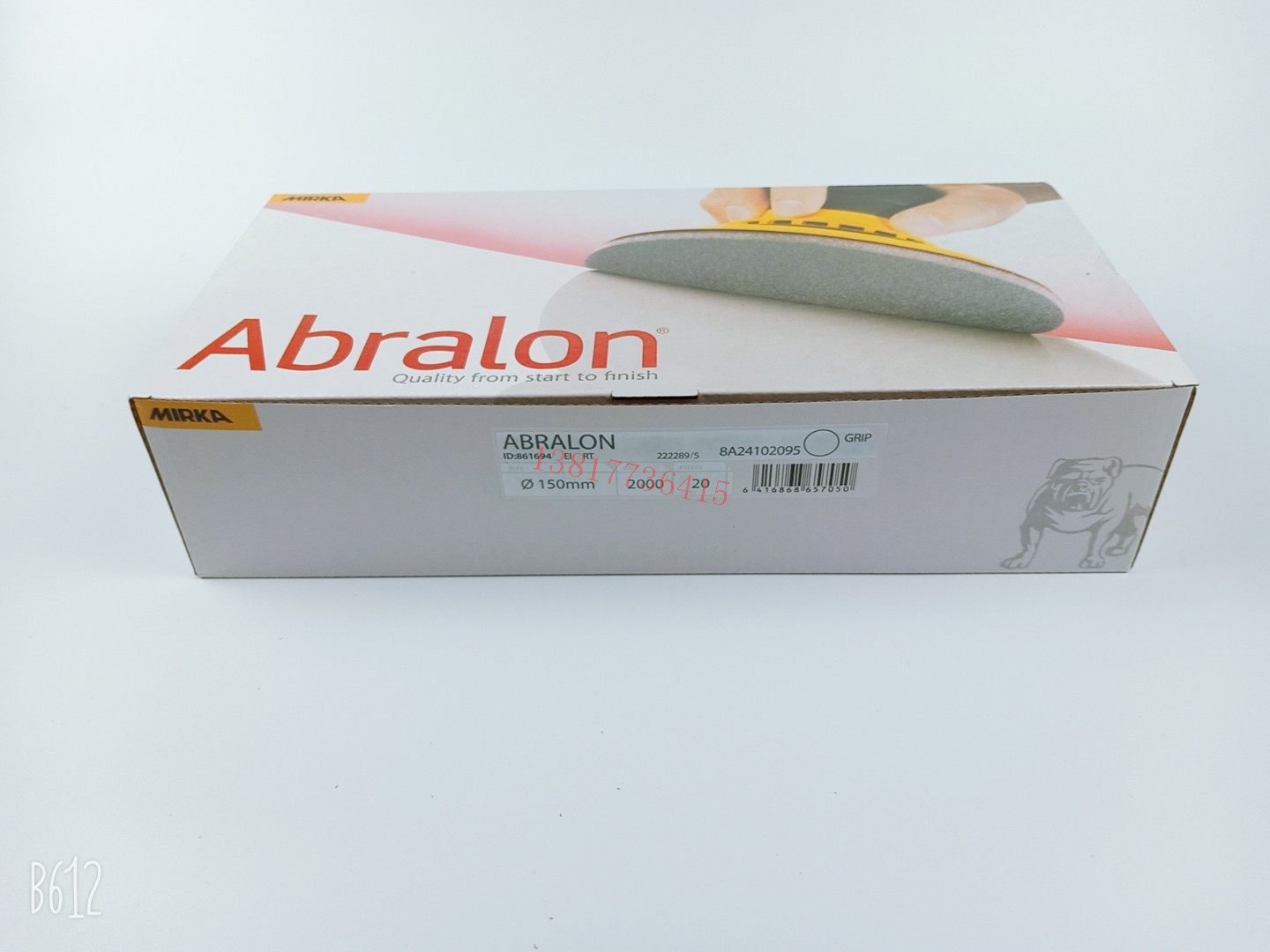 原装进口芬兰磨卡精磨砂棉AbraLOn.6寸150mm网格布玻璃修复抛光棉图片