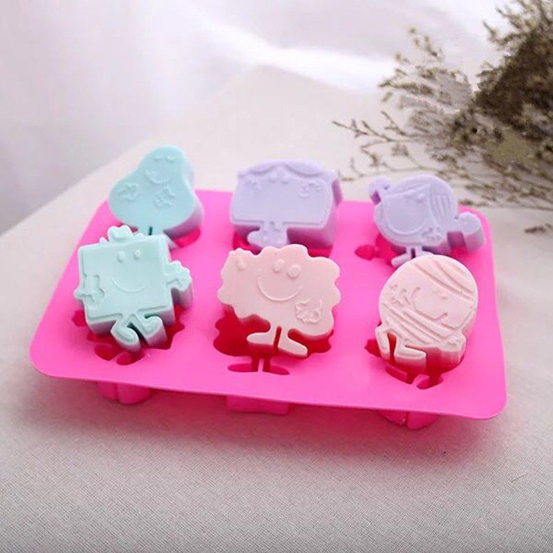6孔儿童卡通人物海绵宝宝巧克力蛋糕饼干烘培手工皂蜡烛石膏模具,厨房/烹饪用具,烘焙模具,淘宝优惠券,粉丝福利购,淘宝优惠卷
