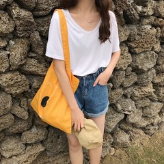 Real price Short Sleeve White T-Shirt New Korean loose student girl's top in spring