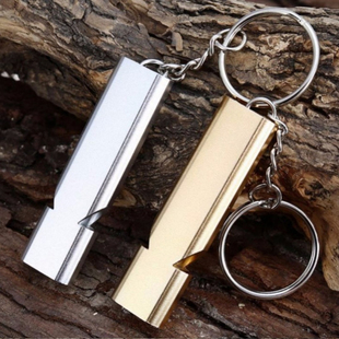 口哨户外救生哨求生哨黄铜不锈钢金属高音高频训练鸟鸽子儿童哨子