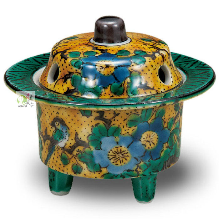 吉田屋 2.8号香炉 九谷烧 日本代购 原装瓷器 进口熏线香薰包邮税