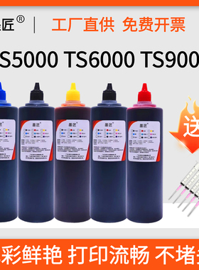 适用佳能TS5000 6000 8000 9000 IX6700 6800打印机连供填充墨水