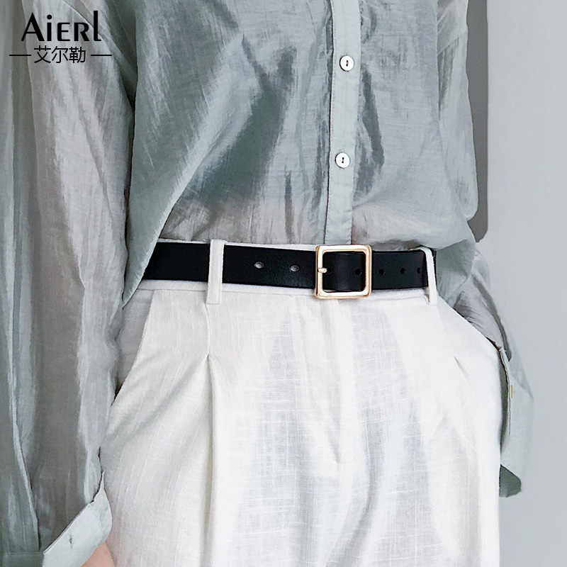 简约女士装饰韩国时尚学生裤皮带