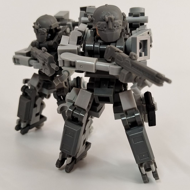 积木moc外骨骼可载人动力装甲