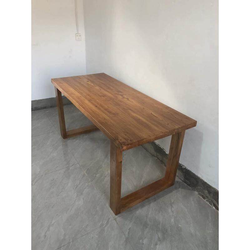 老榆木莫比恩餐桌办公桌原木书桌简约写字桌实木吧台飘窗桌面定制,商业/办公家具,茶台/茶桌,淘宝优惠券,粉丝福利购,淘宝优惠卷