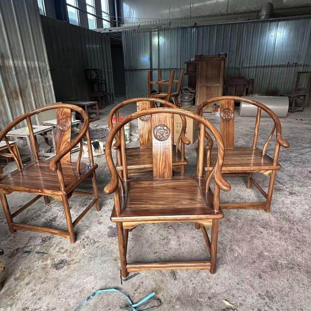 榆木实木椅子中式圈椅,商业/办公家具,茶台/茶桌,淘宝优惠券,粉丝福利购,淘宝优惠卷