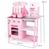 Звук светлой розовой кухни