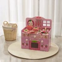 Розовый будильник кухня