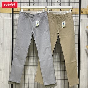 Baleno班尼路 男装时尚休闲裤青年商务工装直筒休闲长裤特价潮男