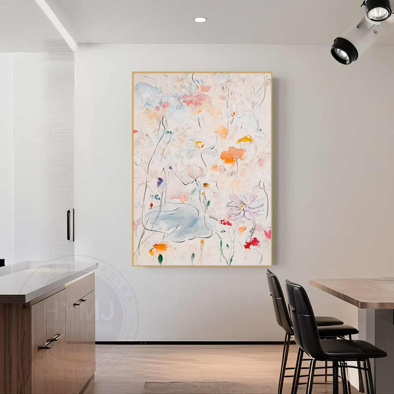 高级感轻奢玄关走廊过道装饰画2025新款客厅沙发背景墙挂画餐厅画